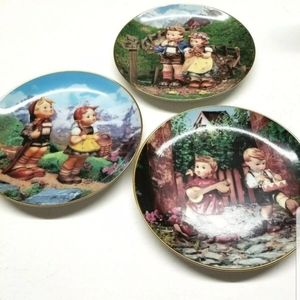 Set of 3 Plates Hummel Little Explorers E3039 Wall Decor